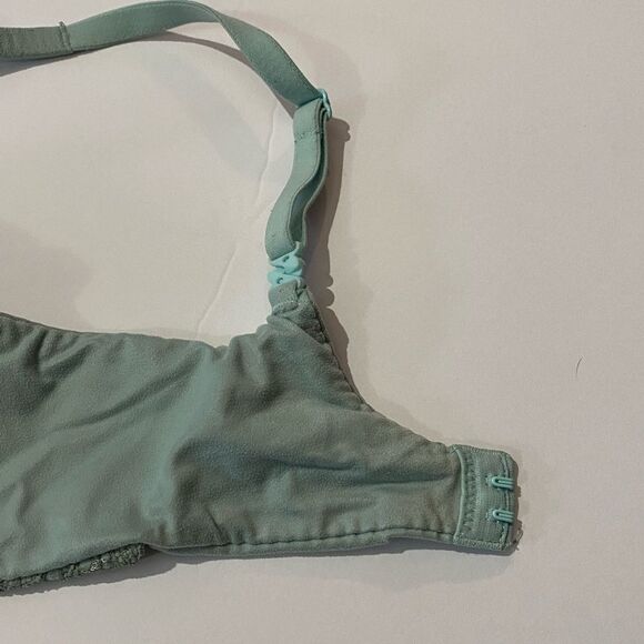 Victoria's Secret Body By Victoria Antique Blue Lace Bra Women's Size 32C - Picture 4 of 9